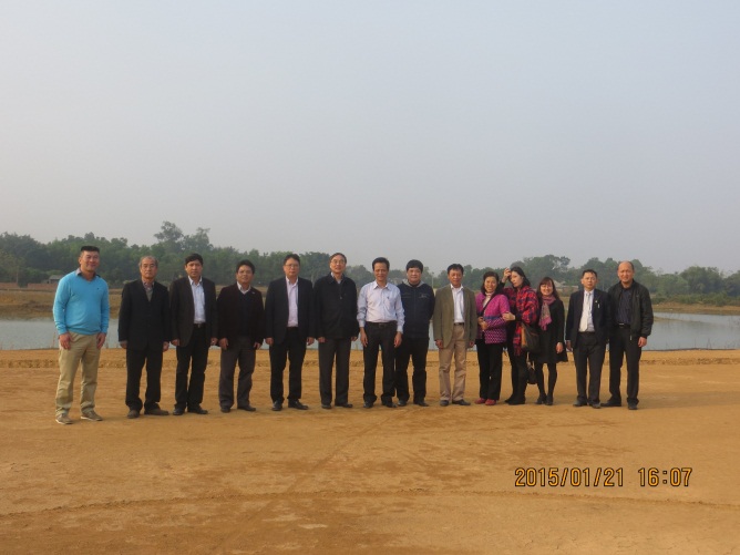 Chủ tịch Viện Hàn lâm Khoa học Công nghệ Việt Nam kiểm tra tiến độ thực hiện Dự án Trung tâm Vũ trụ Việt Nam